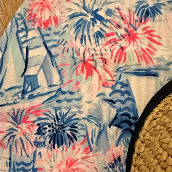 Lilly Pulitzer Straw Hat “Sea to Shining Sea” NWT main image 3